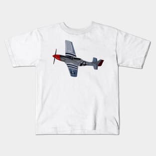 Fighter-bomber cartoon illustration Kids T-Shirt